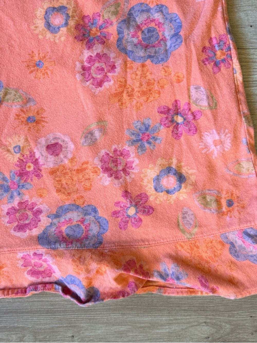 Fresh Produce 100% Cotton Coral Floral Scoop Neck Summer Dress - Picture 4 of 8